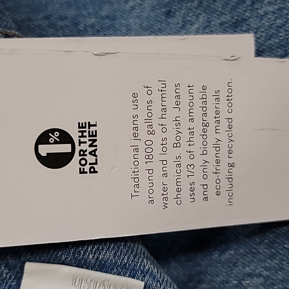 Free people ×Boyish THE CLINT Jeans $208 size 32 - Picture 9 of 16